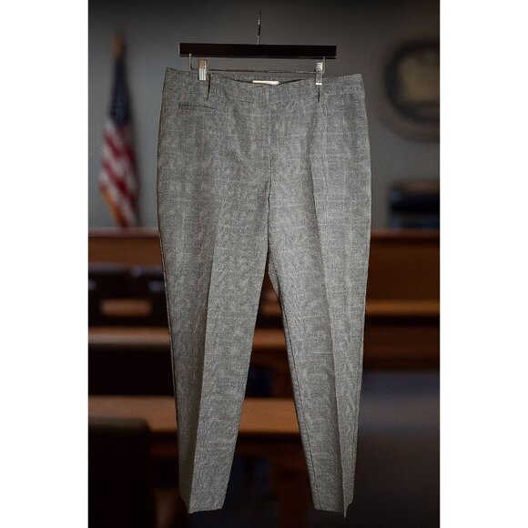 Talbots Women's Gray 14 Straight Leg Pants Tailored Chic Quiet Luxury Normcore - Picture 2 of 14